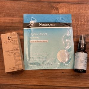 Skin Hydrating Hyaluronic Acid Serum Mask Beauty Bundle